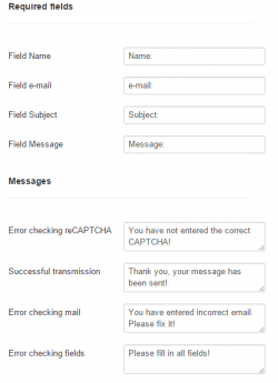 Simple Contact Form module