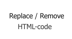 Плагин замены / удаления любого HTML-кода